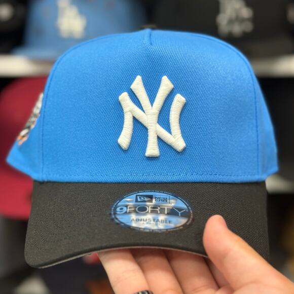 New Era A-Frame New York Yankees '1999 World Series' 9FORTY Snapback Blue/Black - Picture 2 of 4
